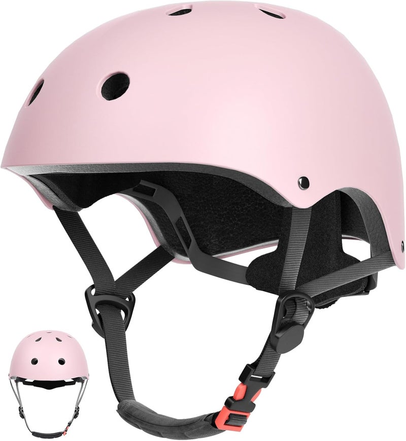 67i Kids Bike Helmet Toddler Helmets for Ages 3-8 Years Old Girls Boys Kid Adjustable Skateboard Bicycle Helmets Multi-Sport Ventilation Skateboarding Cycling Scooter Roller Skate Helmet - Image 1